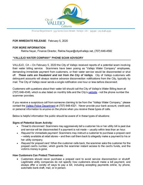 vallejo water bill payment